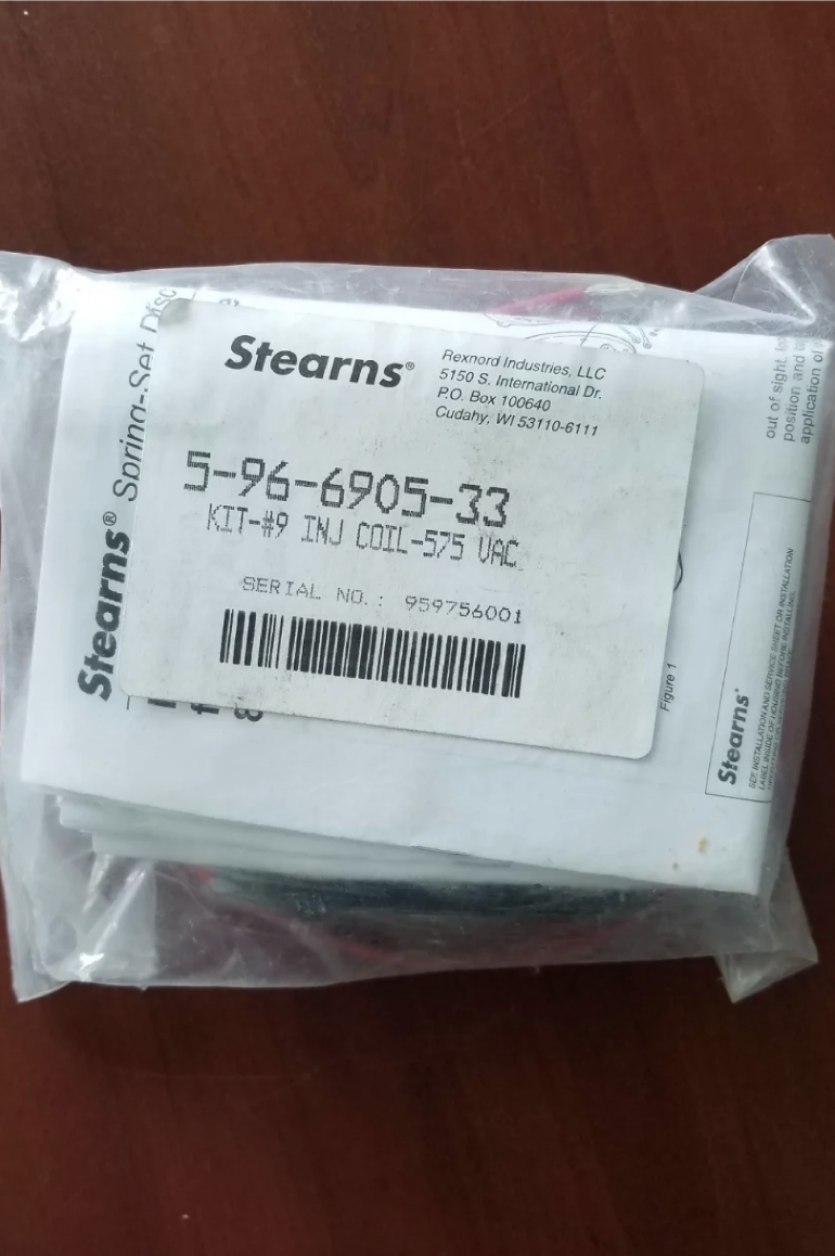 Stearns Brake Coil #9 Coil Kit 575V